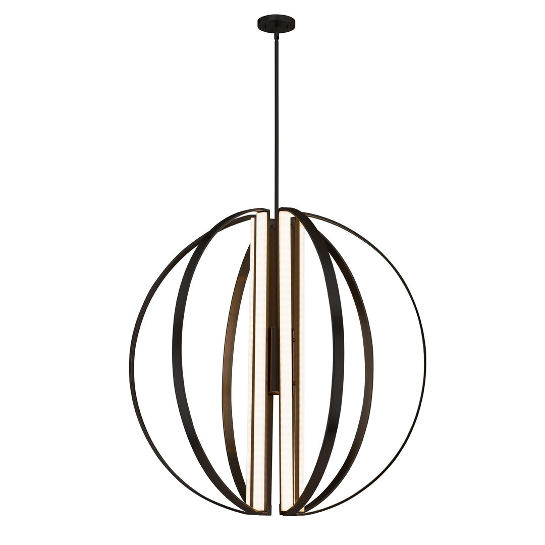 Justice Designs Liv NSH-4304-MBLK Pendant Light - Matte Black