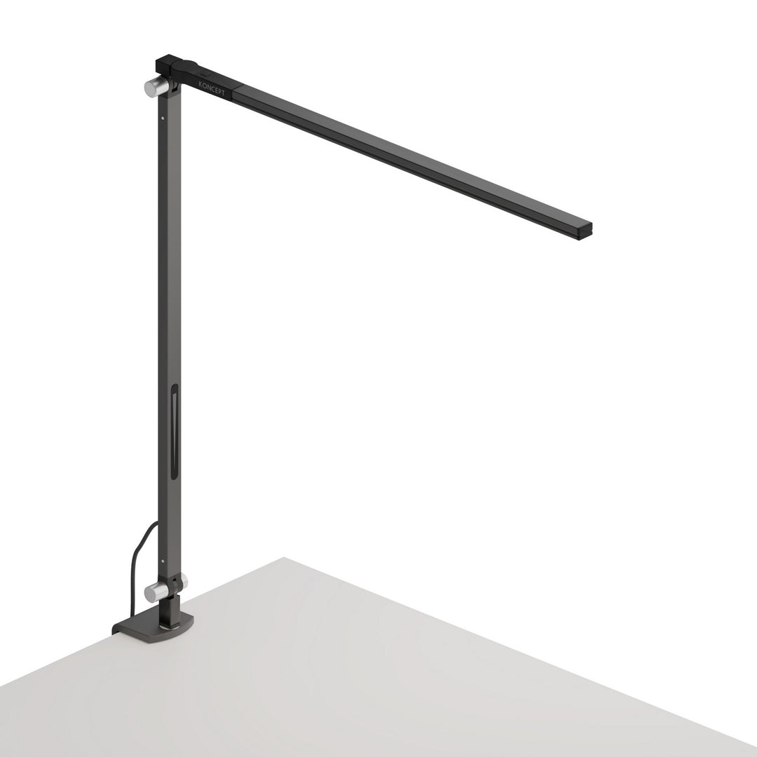 Koncept Lighting AR1000-CD-MBK-CLP  Z-Bar Lamp Metallic Black