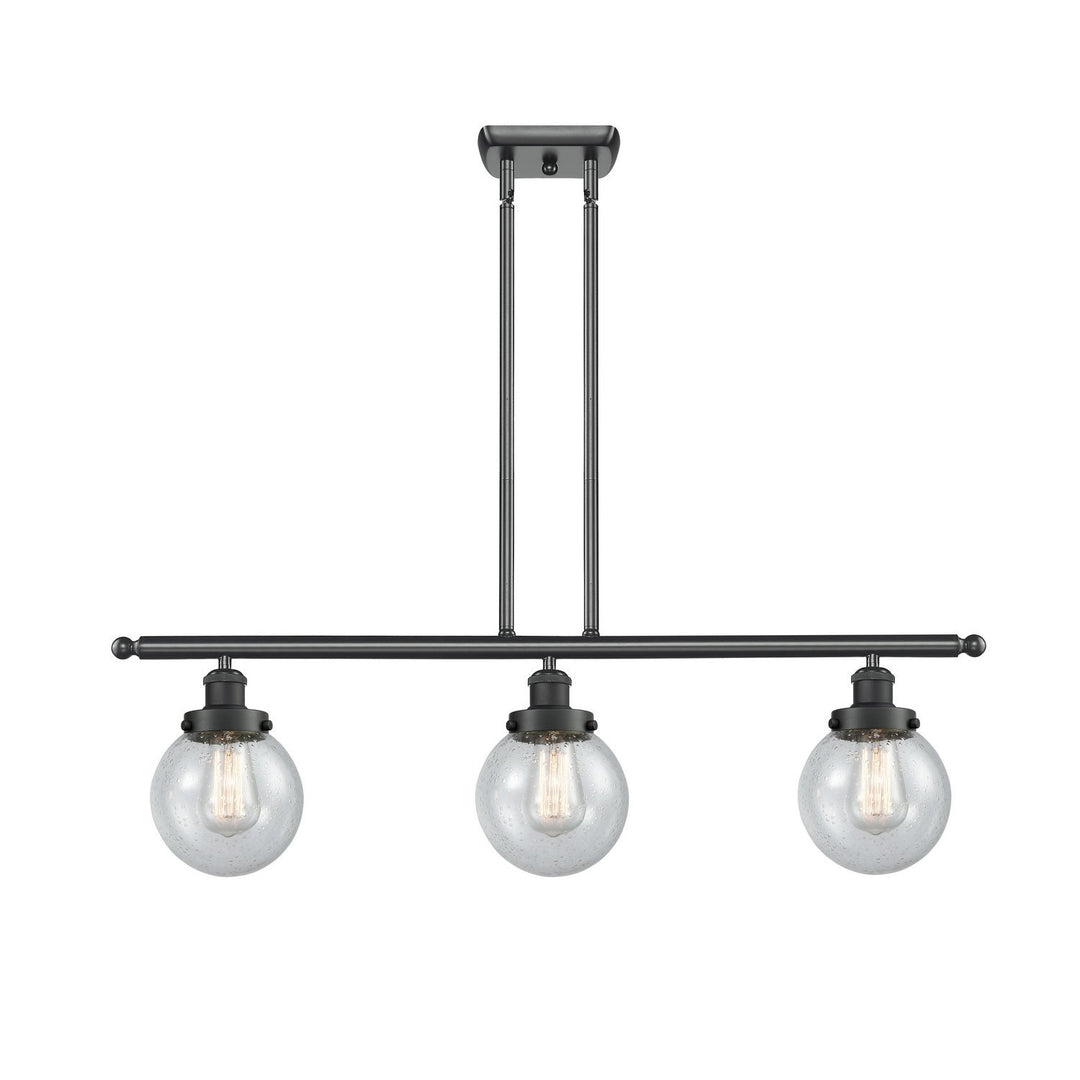 Innovations Ballston Urban 916-3I-BK-G204-6-LED Pendant Light - Matte Black