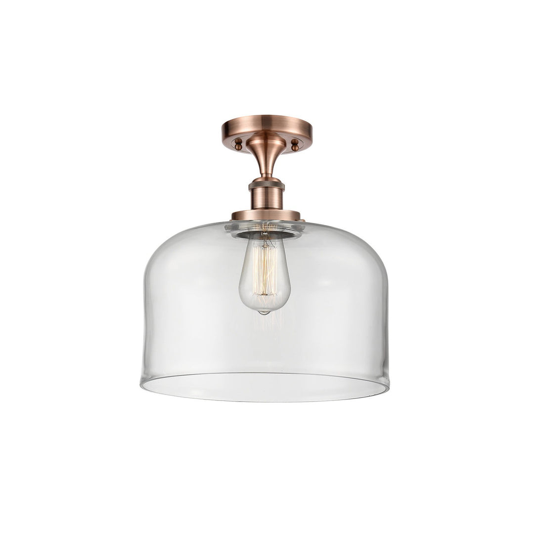 Innovations Ballston Urban 916-1C-AC-G72-L-LED Ceiling Light - Antique Copper