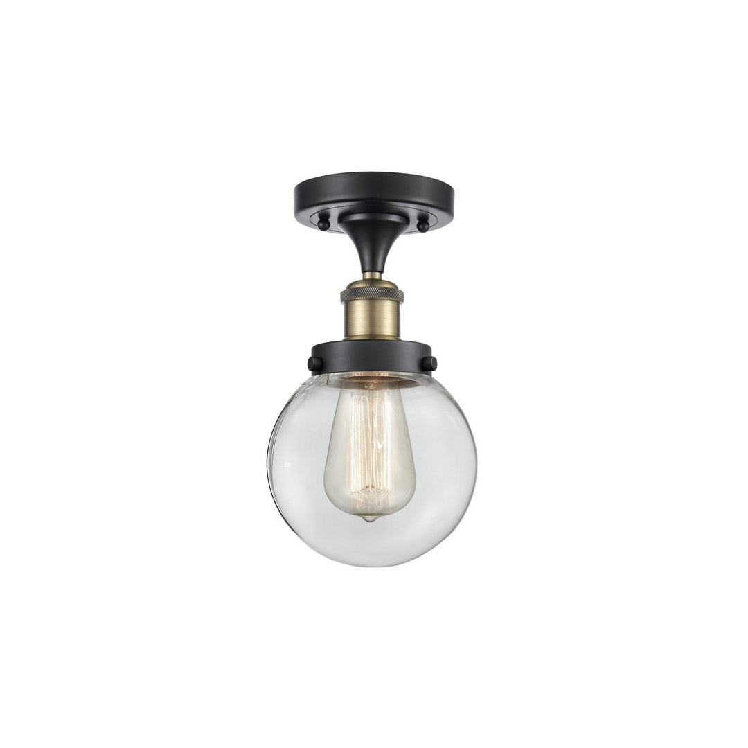 Innovations Ballston Urban 916-1C-BAB-G202-6 Ceiling Light - Black Antique Brass