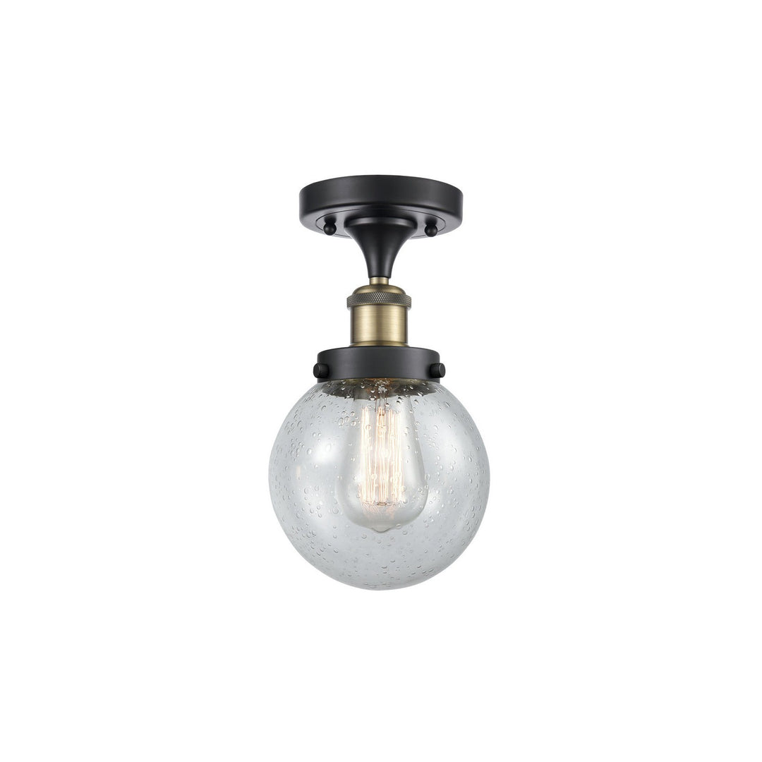 Innovations Ballston Urban 916-1C-BAB-G204-6 Ceiling Light - Black Antique Brass