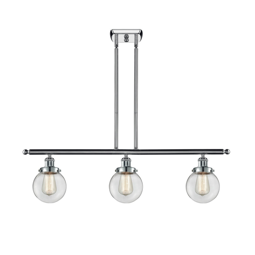 Innovations Ballston Urban 916-3I-PC-G202-6 Pendant Light - Polished Chrome