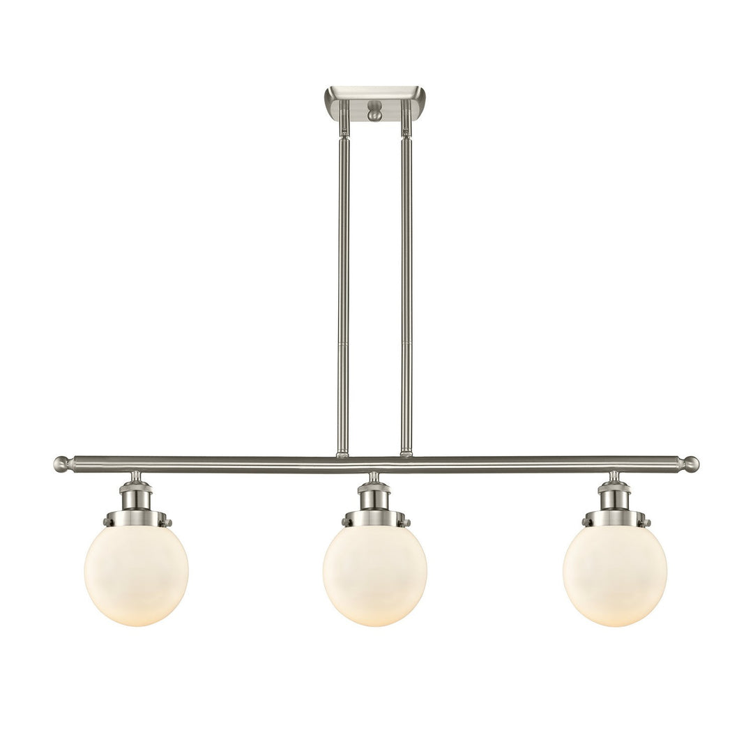 Innovations Ballston Urban 916-3I-SN-G201-6 Pendant Light - Brushed Satin Nickel