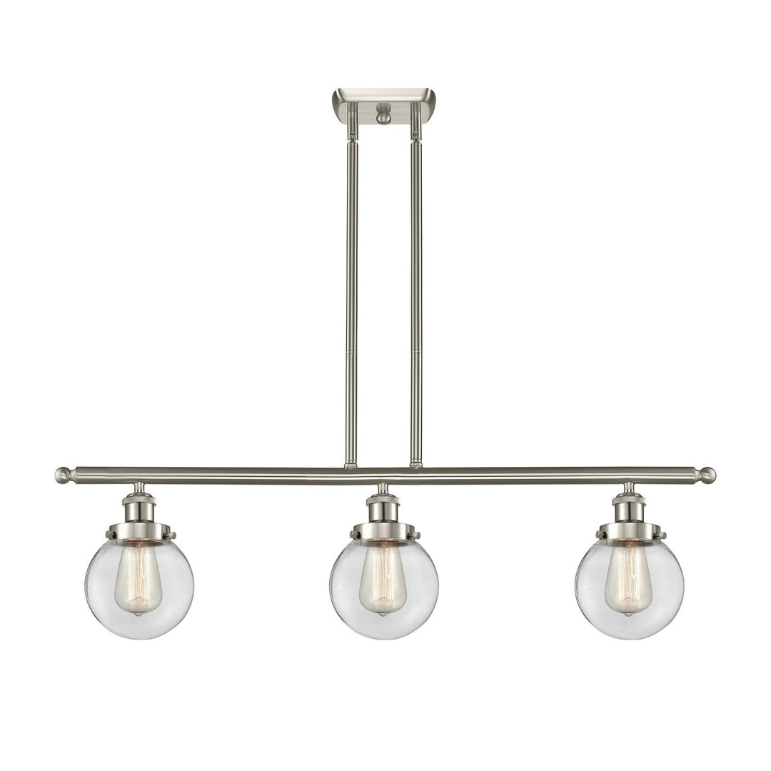 Innovations Ballston Urban 916-3I-SN-G202-6 Pendant Light - Brushed Satin Nickel