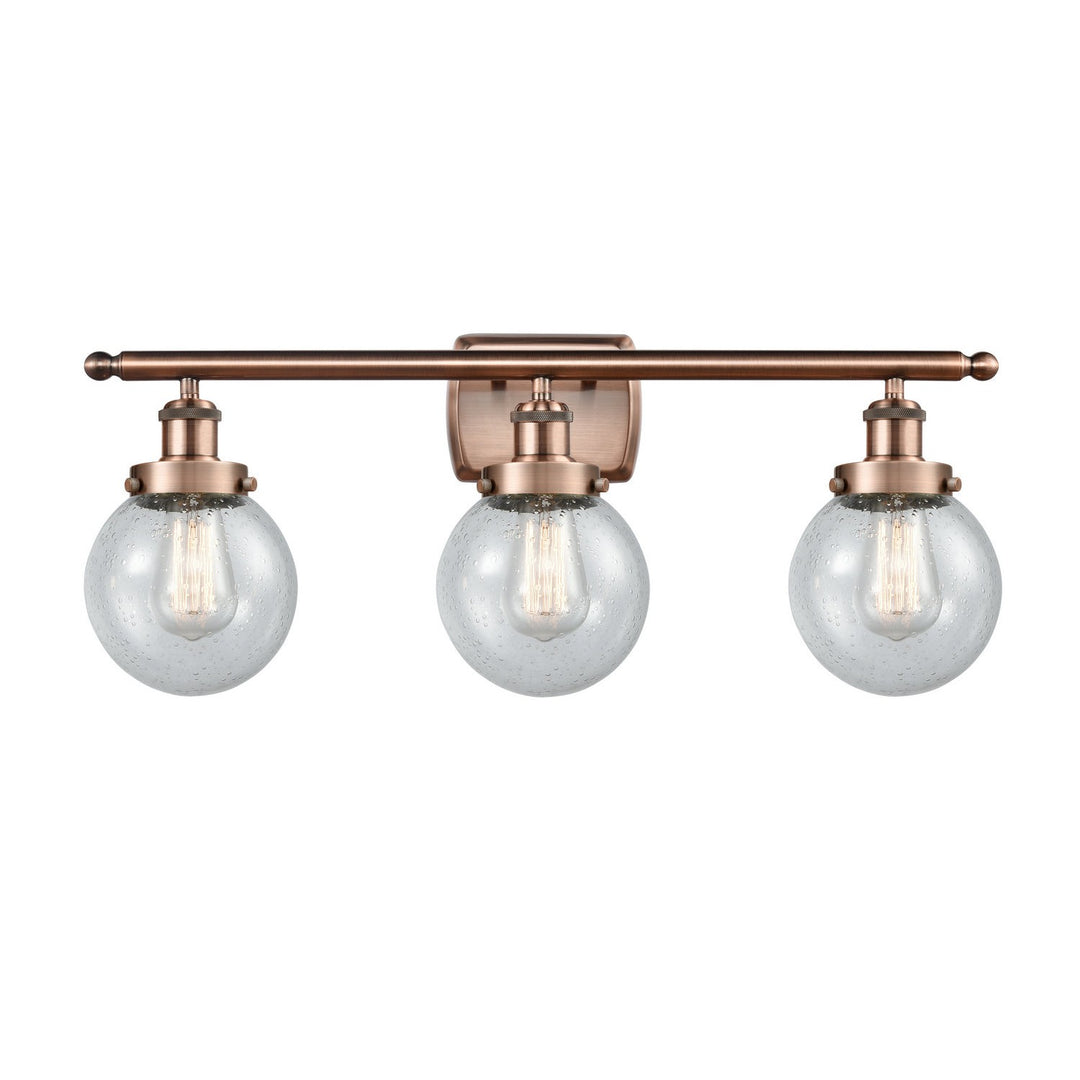 Innovations Ballston Urban 916-3W-AC-G204-6 Pendant Light - Antique Copper
