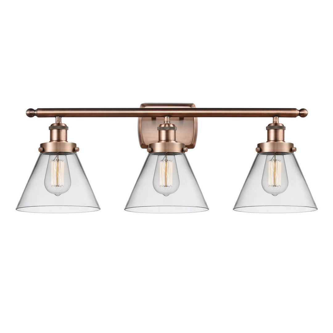Innovations Ballston Urban 916-3W-AC-G42 Bath Vanity Light 28 in. wide - Antique Copper