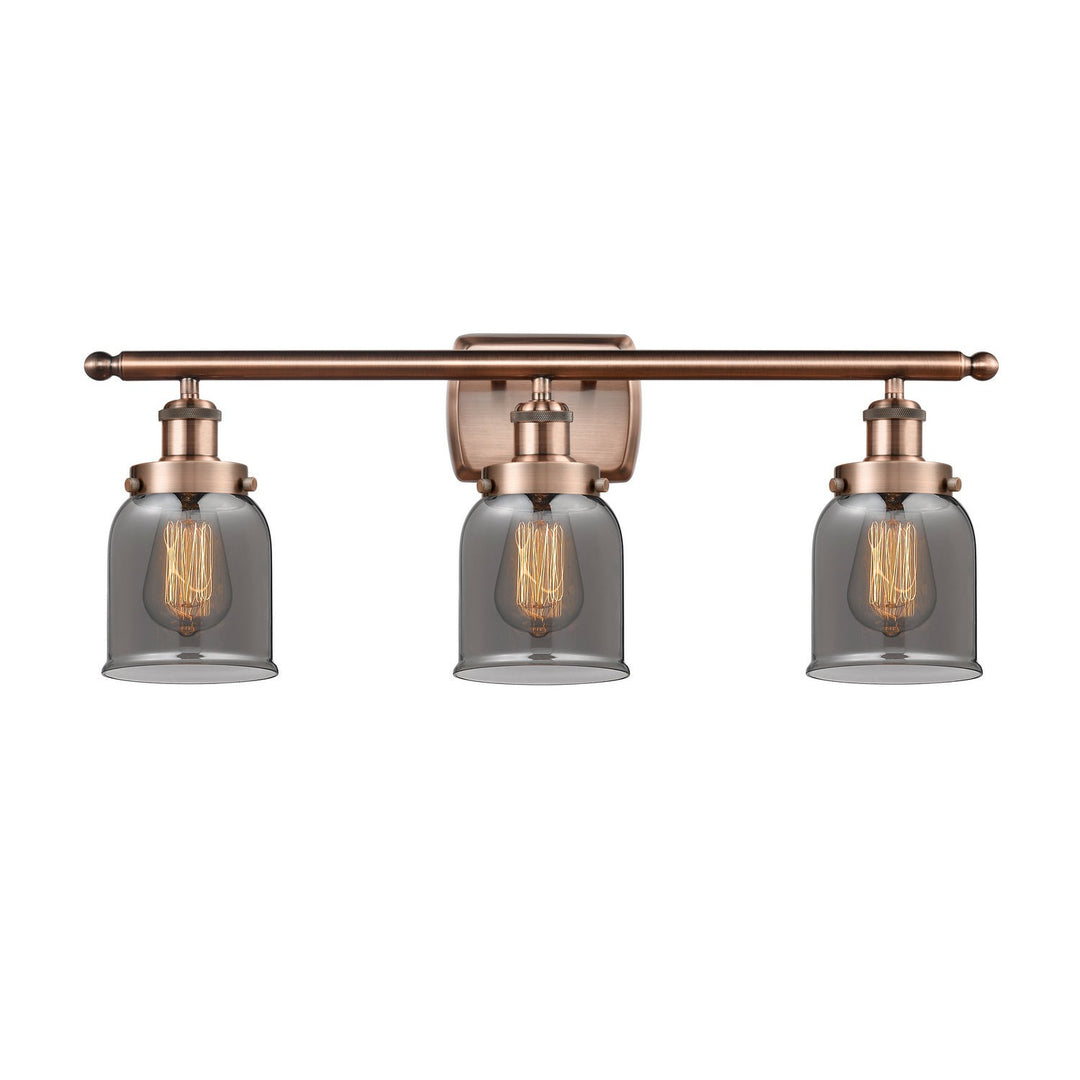 Innovations Ballston Urban 916-3W-AC-G53-LED Bath Vanity Light 26 in. wide - Antique Copper