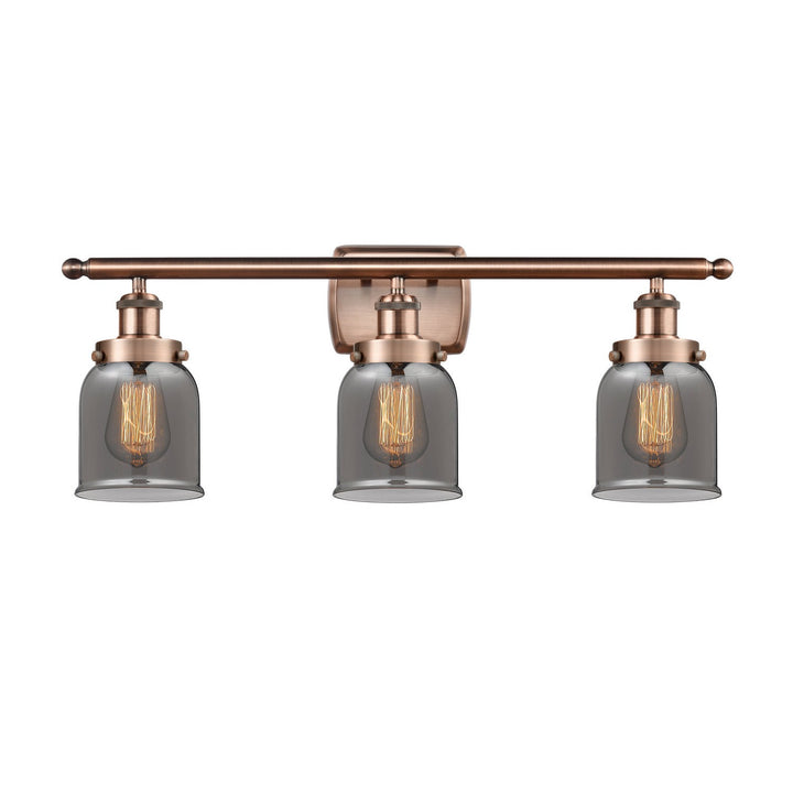 Innovations Ballston Urban 916-3W-AC-G53-LED Bath Vanity Light 26 in. wide - Antique Copper