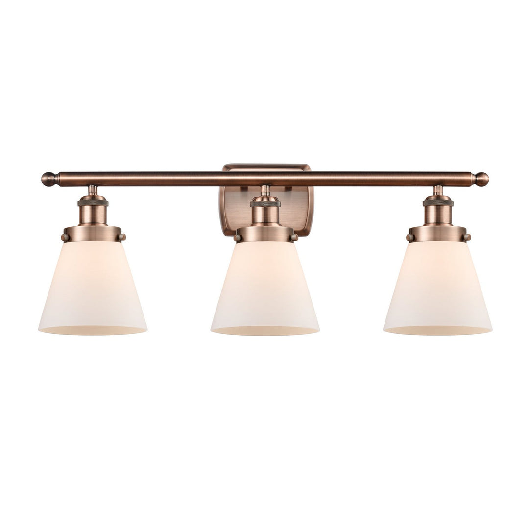 Innovations Ballston Urban 916-3W-AC-G61-LED Bath Vanity Light 26 in. wide - Antique Copper