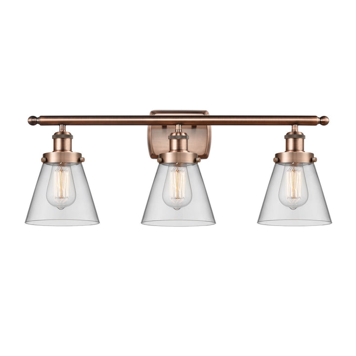 Innovations Ballston Urban 916-3W-AC-G62 Bath Vanity Light 26 in. wide - Antique Copper