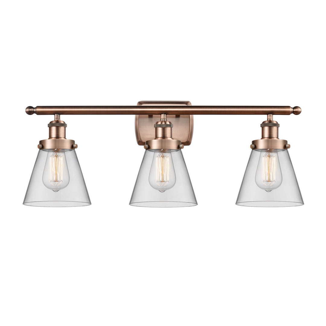 Innovations Ballston Urban 916-3W-AC-G62-LED Bath Vanity Light 26 in. wide - Antique Copper