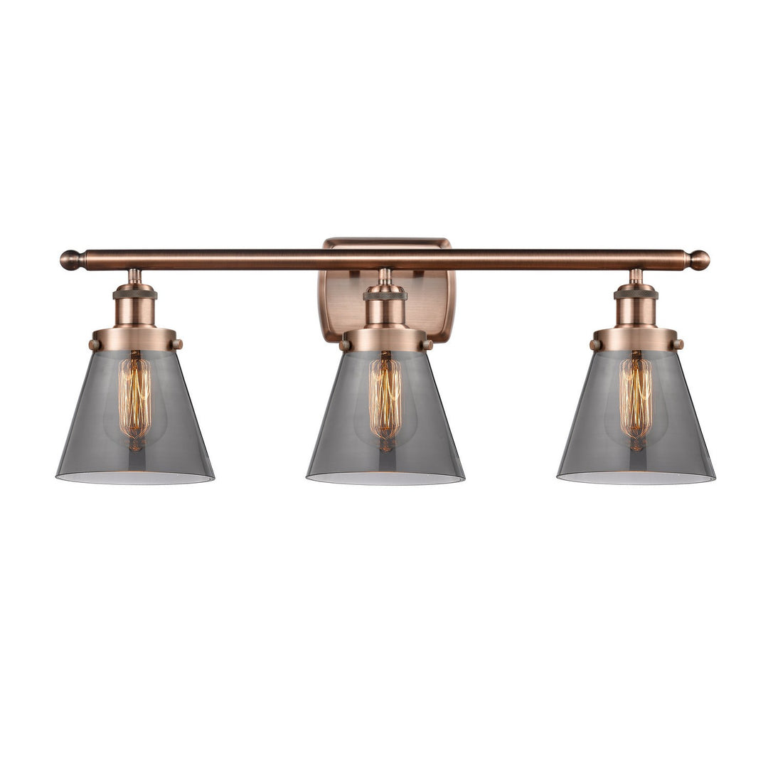 Innovations Ballston Urban 916-3W-AC-G63 Bath Vanity Light 26 in. wide - Antique Copper