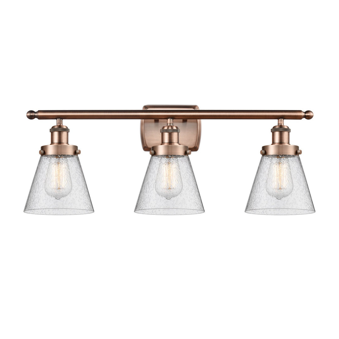 Innovations Ballston Urban 916-3W-AC-G64 Bath Vanity Light 26 in. wide - Antique Copper
