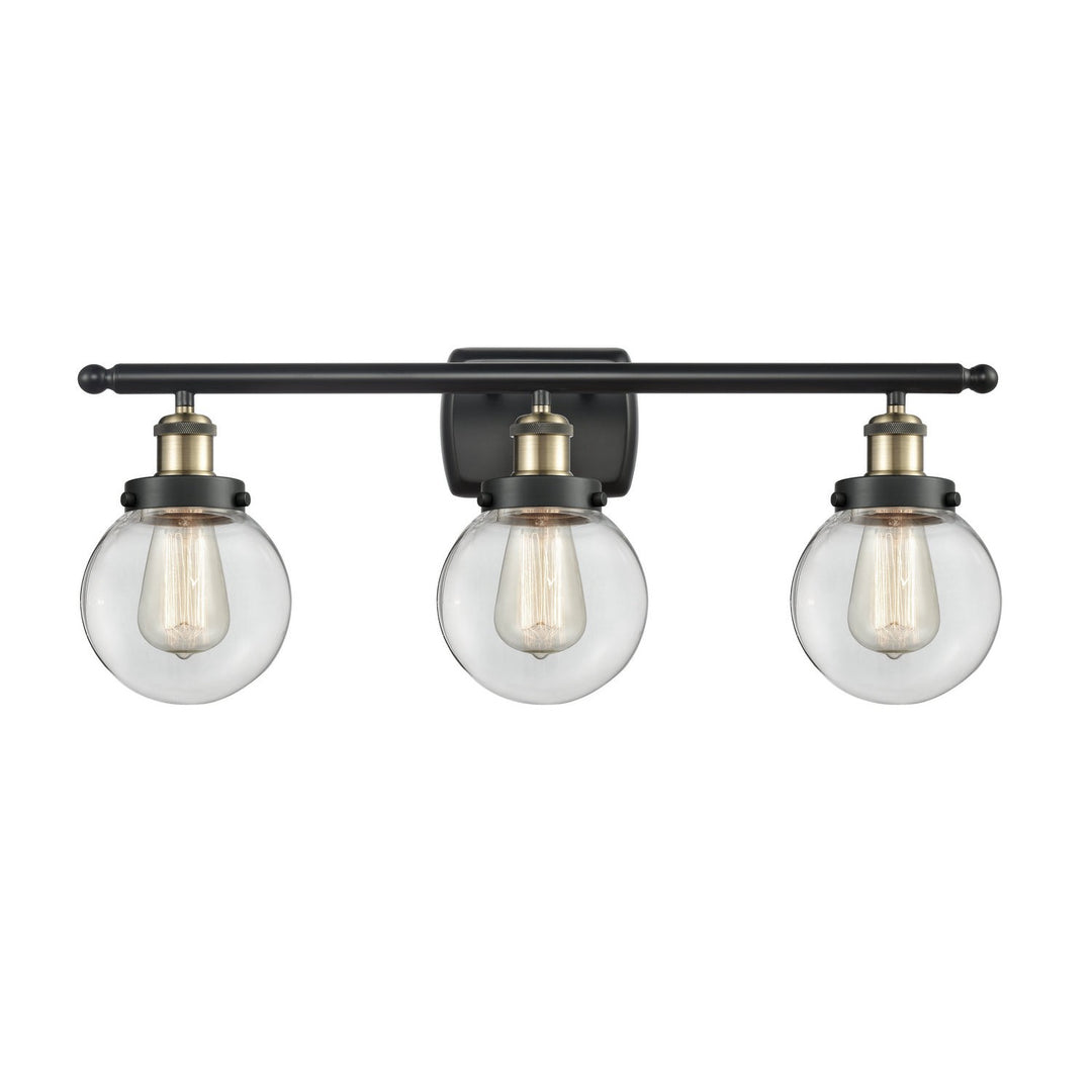 Innovations Ballston Urban 916-3W-BAB-G202-6-LED Bath Vanity Light 26 in. wide - Black Antique Brass