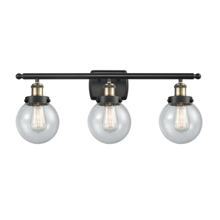Innovations Ballston Urban 916-3W-BAB-G204-6-LED Bath Vanity Light 26 in. wide - Black Antique Brass