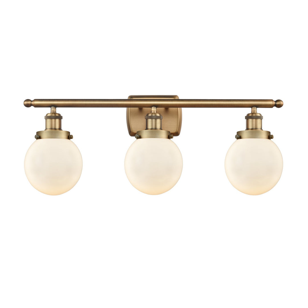 Innovations Ballston Urban 916-3W-BB-G201-6-LED Bath Vanity Light 26 in. wide - Brushed Brass
