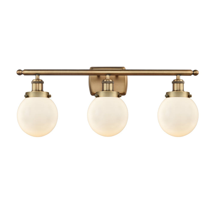 Innovations Ballston Urban 916-3W-BB-G201-6-LED Bath Vanity Light 26 in. wide - Brushed Brass