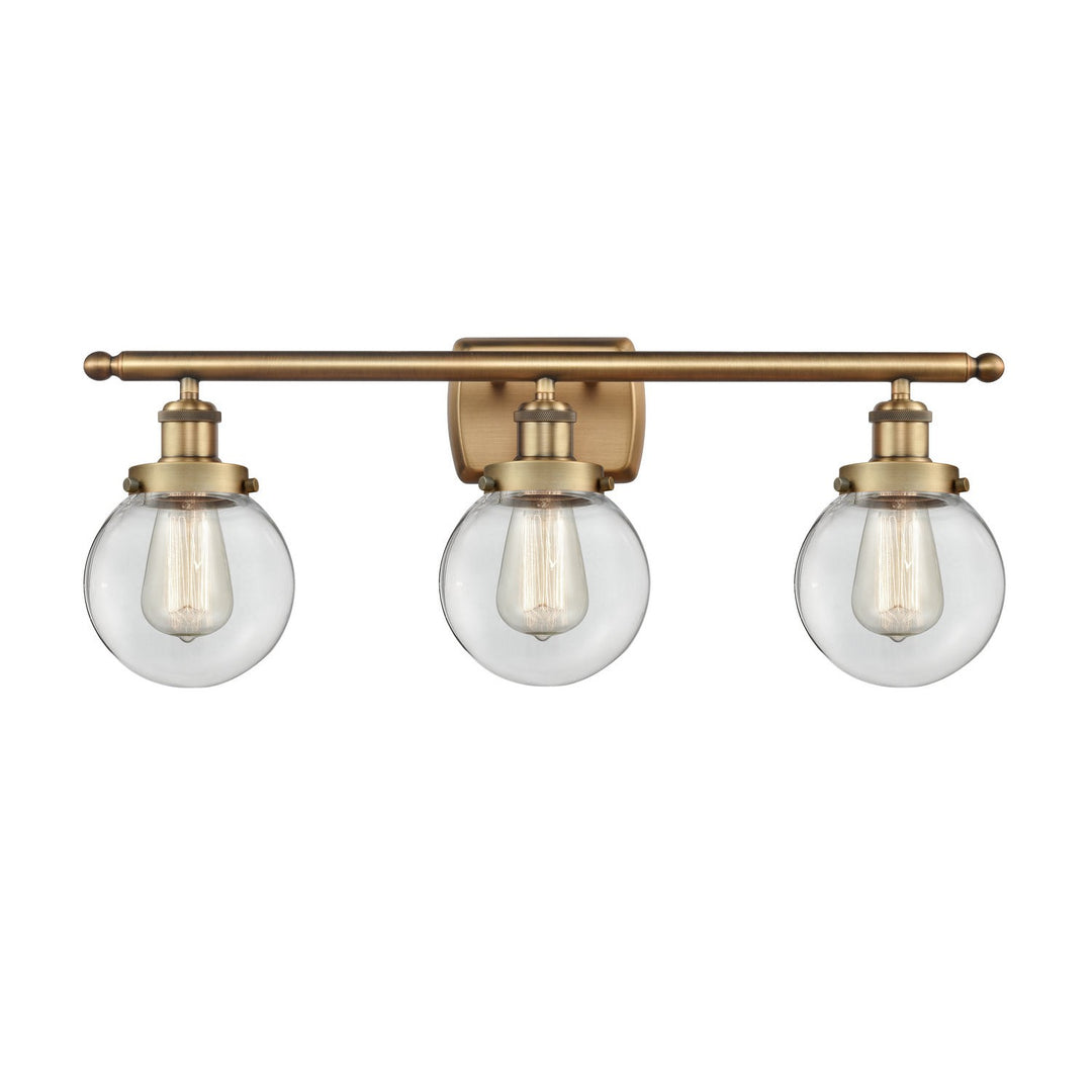Innovations Ballston Urban 916-3W-BB-G202-6 Bath Vanity Light 26 in. wide - Brushed Brass