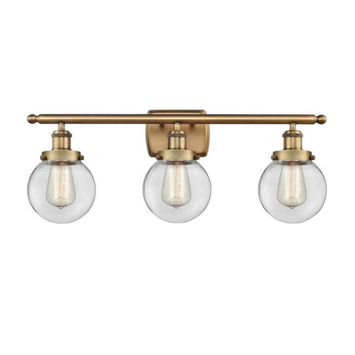 Innovations Ballston Urban 916-3W-BB-G202-6-LED Bath Vanity Light 26 in. wide - Brushed Brass