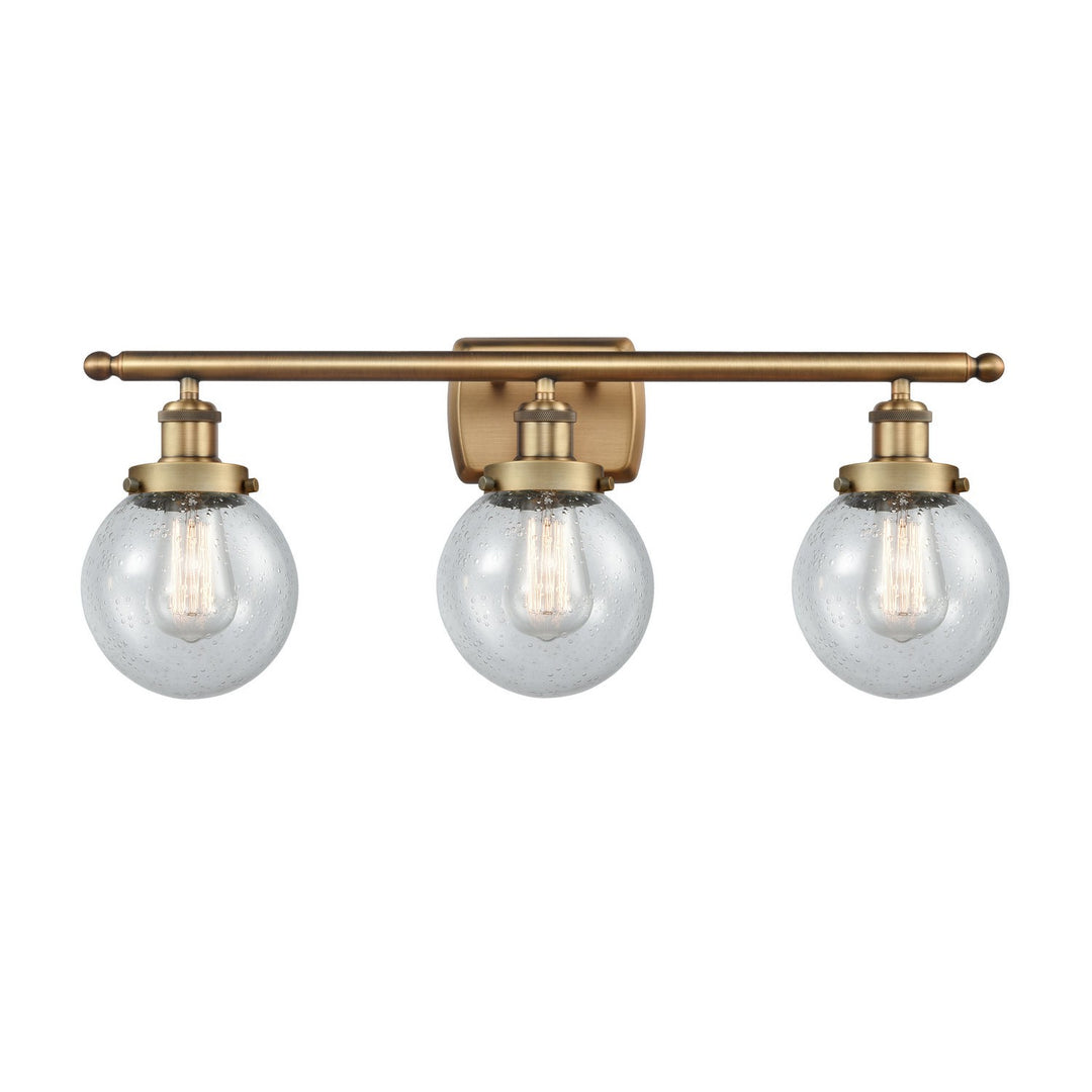 Innovations Ballston Urban 916-3W-BB-G204-6-LED Bath Vanity Light 26 in. wide - Brushed Brass