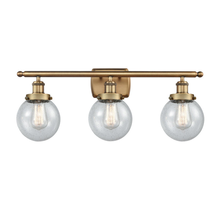 Innovations Ballston Urban 916-3W-BB-G204-6-LED Bath Vanity Light 26 in. wide - Brushed Brass