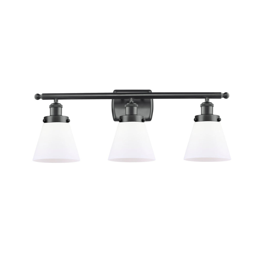 Innovations Ballston Urban 916-3W-BK-G61-LED Bath Vanity Light 26 in. wide - Matte Black