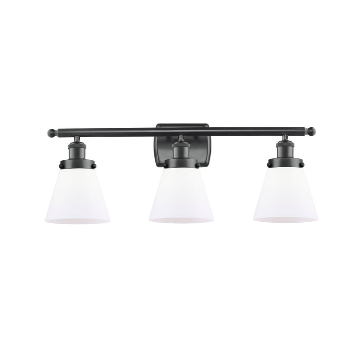 Innovations Ballston Urban 916-3W-BK-G61-LED Bath Vanity Light 26 in. wide - Matte Black