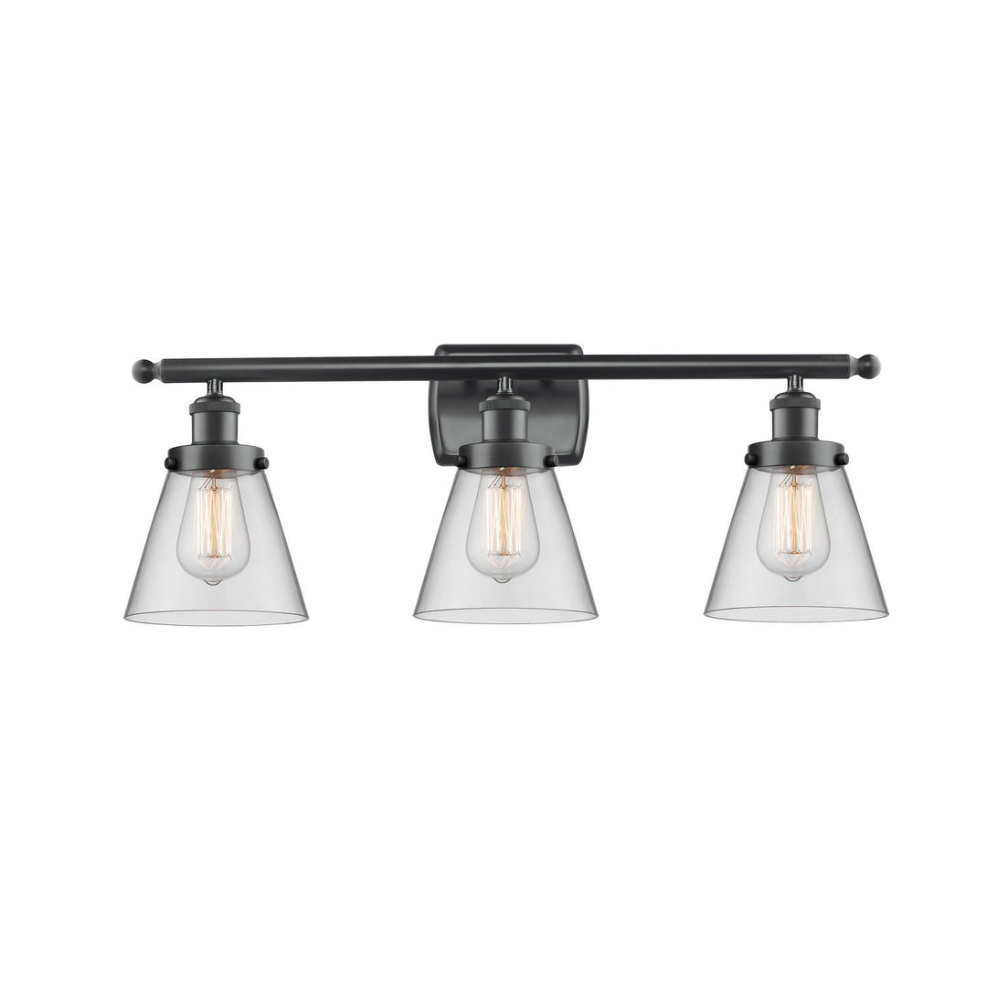 Innovations Ballston Urban 916-3W-BK-G62 Bath Vanity Light 26 in. wide - Matte Black