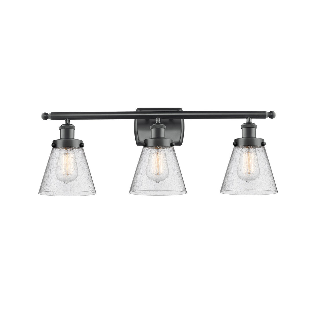 Innovations Ballston Urban 916-3W-BK-G64 Bath Vanity Light 26 in. wide - Matte Black