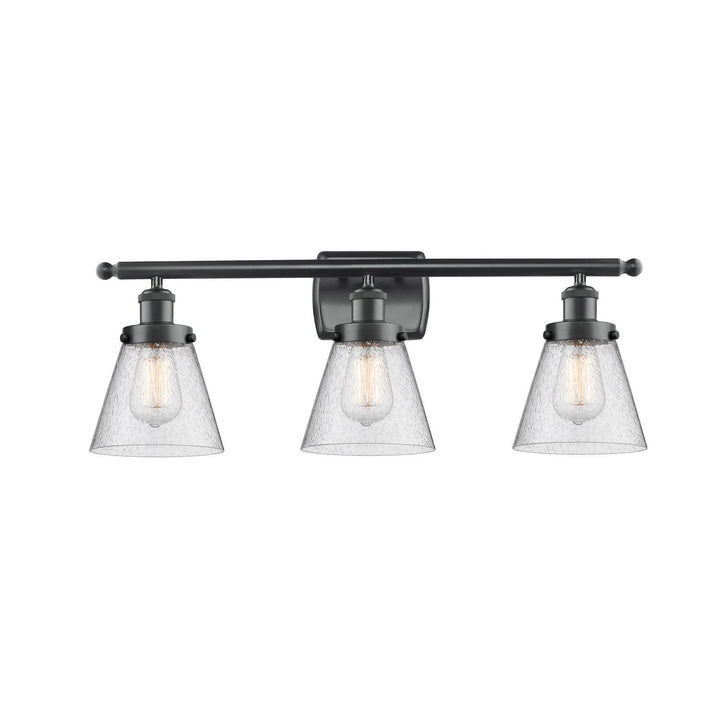 Innovations Ballston Urban 916-3W-BK-G64 Bath Vanity Light 26 in. wide - Matte Black