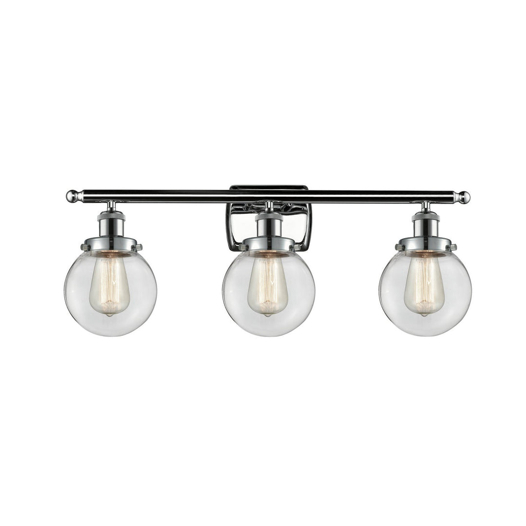 Innovations Ballston Urban 916-3W-PC-G202-6 Bath Vanity Light 26 in. wide - Polished Chrome
