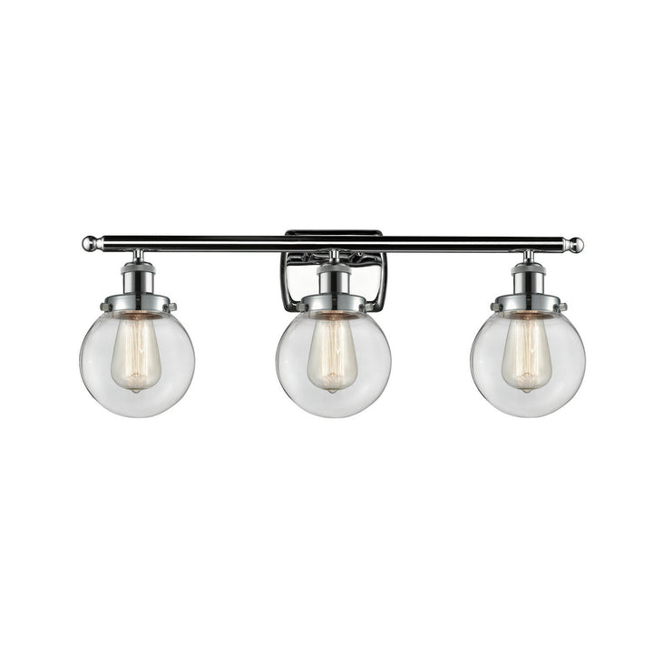 Innovations Ballston Urban 916-3W-PC-G202-6 Bath Vanity Light 26 in. wide - Polished Chrome