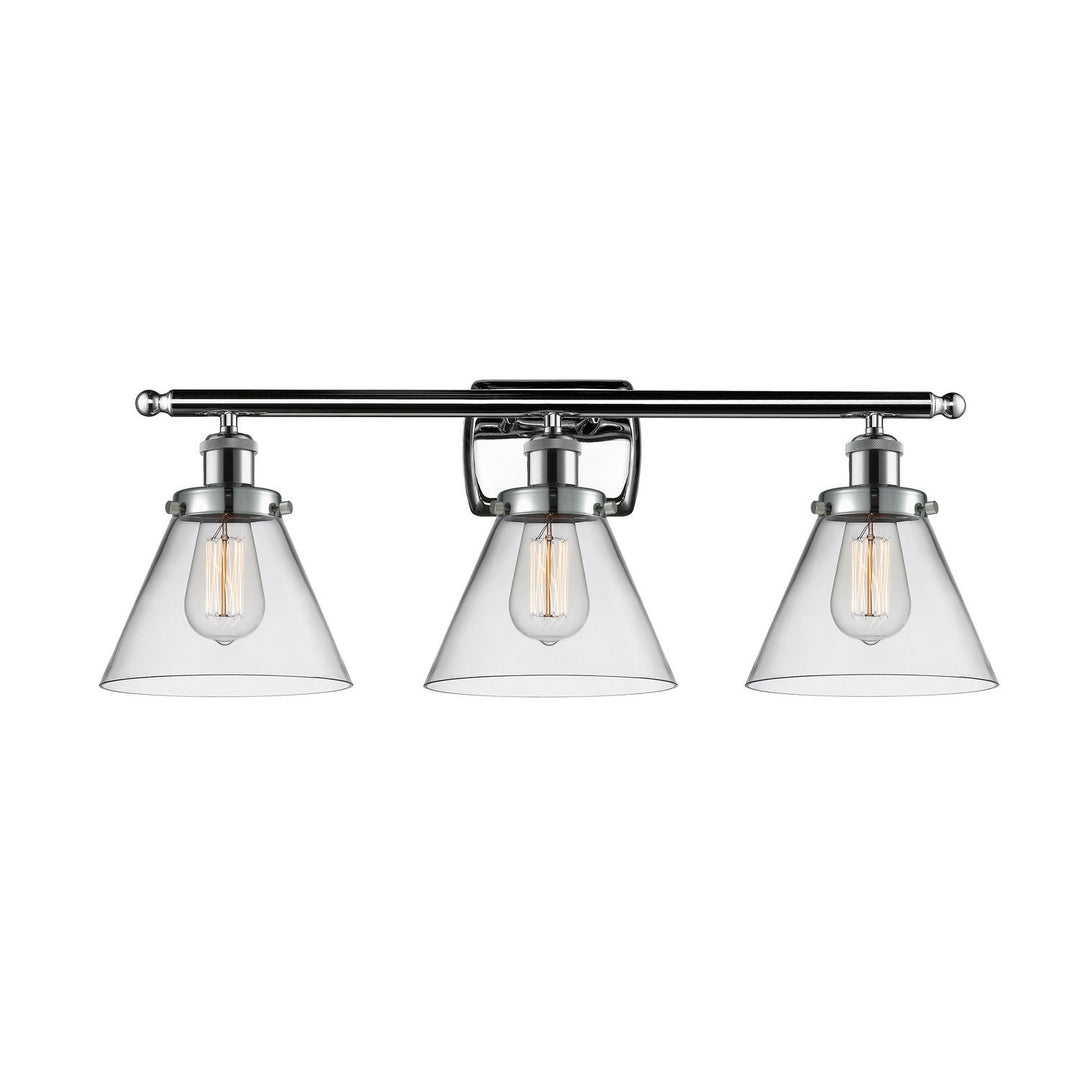Innovations Ballston Urban 916-3W-PC-G42 Bath Vanity Light 28 in. wide - Polished Chrome