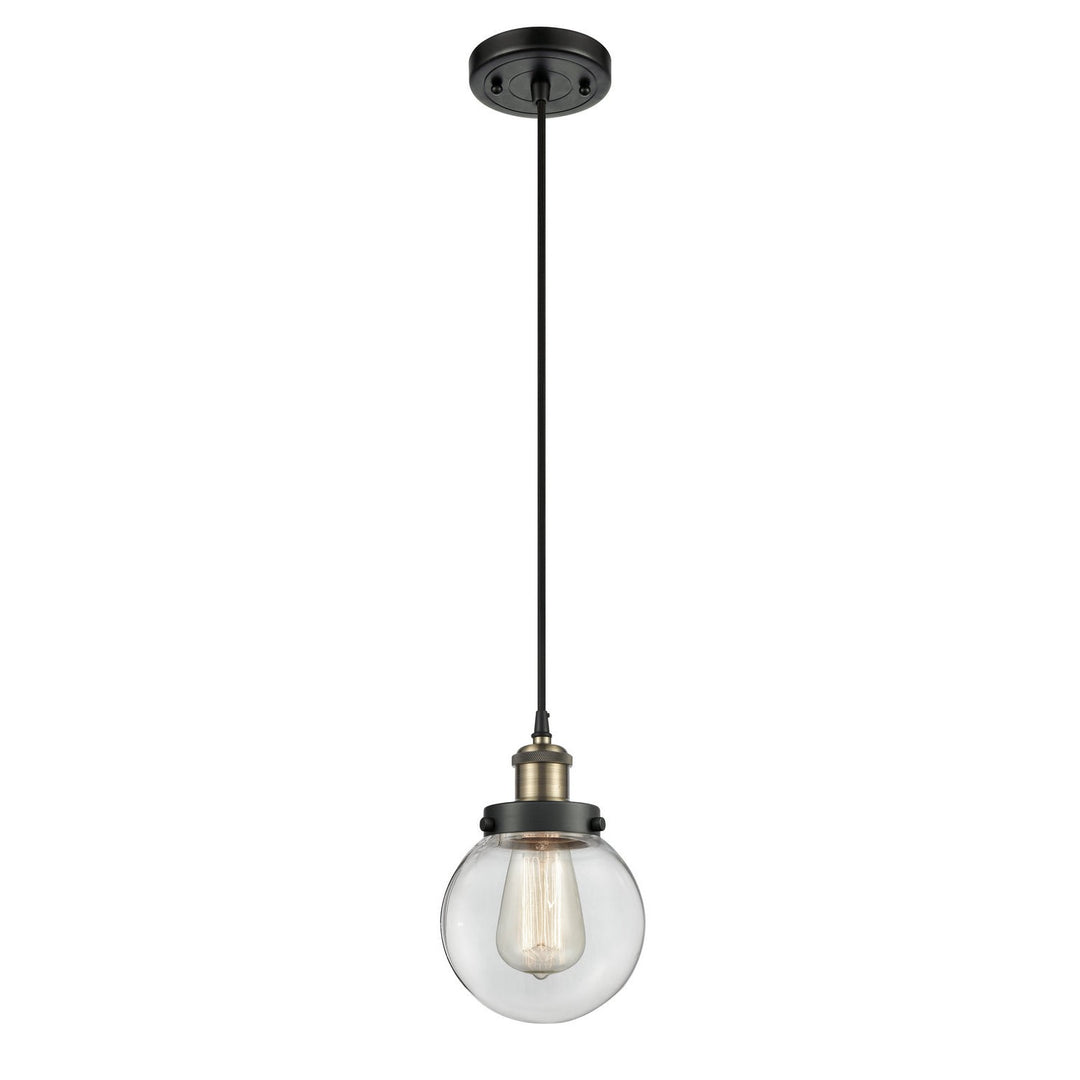 Innovations Ballston Urban 916-1P-BAB-G202-6-LED Pendant Light - Black Antique Brass