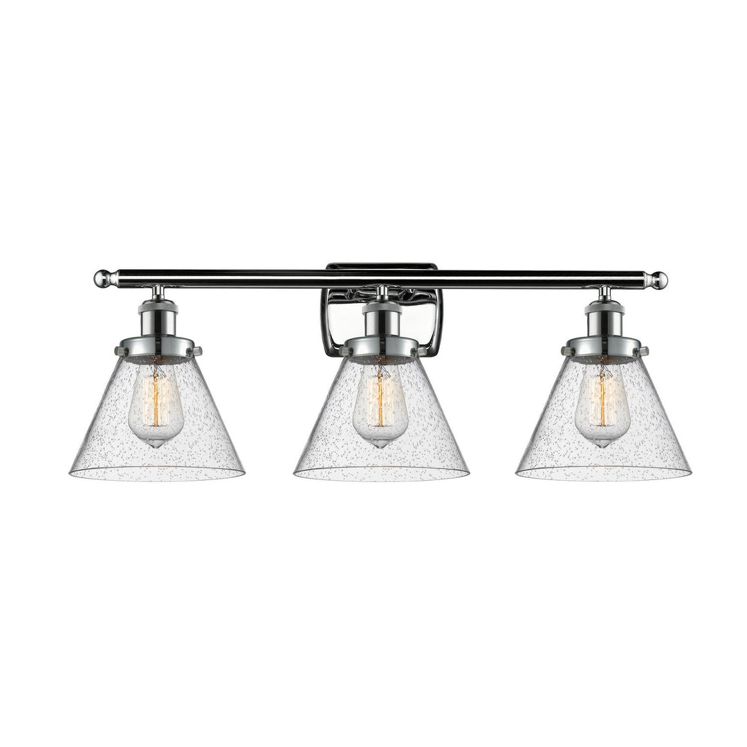 Innovations Ballston Urban 916-3W-PC-G44 Bath Vanity Light 28 in. wide - Polished Chrome