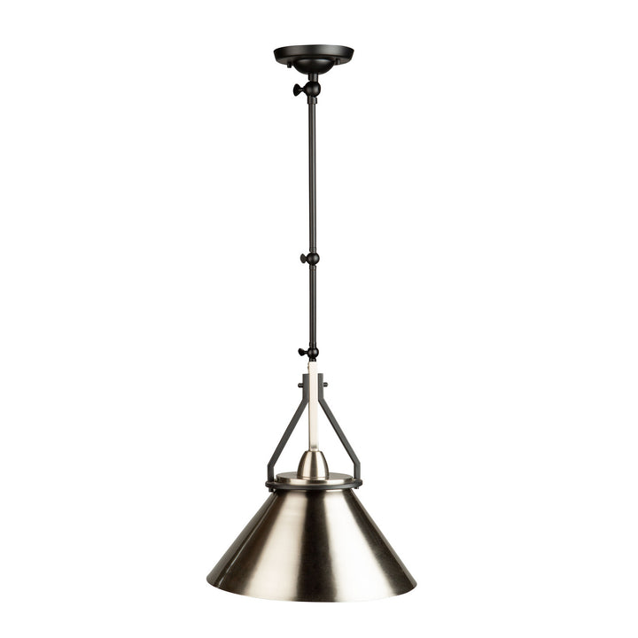 Artcraft Brydon AC11242NB Pendant Light - Black and Brushed Nickel