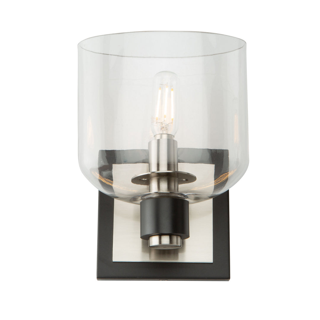 Artcraft Lyndon AC11691NB Wall Light - Black and Brushed Nickel
