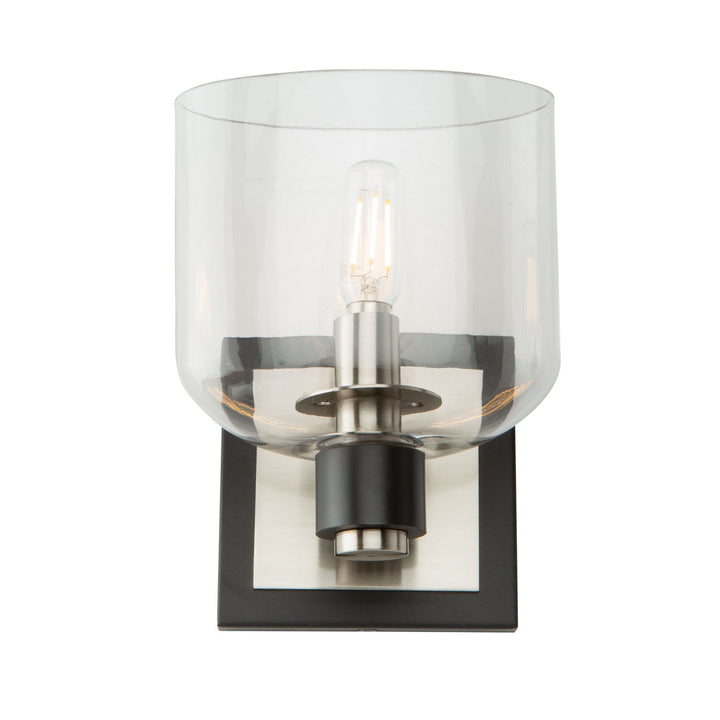 Artcraft Lyndon AC11691NB Wall Light - Black and Brushed Nickel