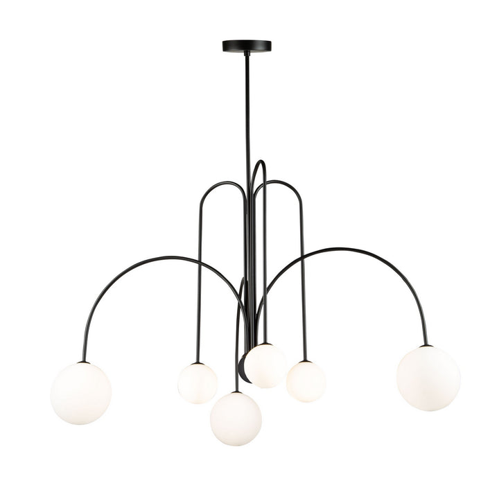 Artcraft Comet AC6656BK Chandelier Light - Semi Matte Black