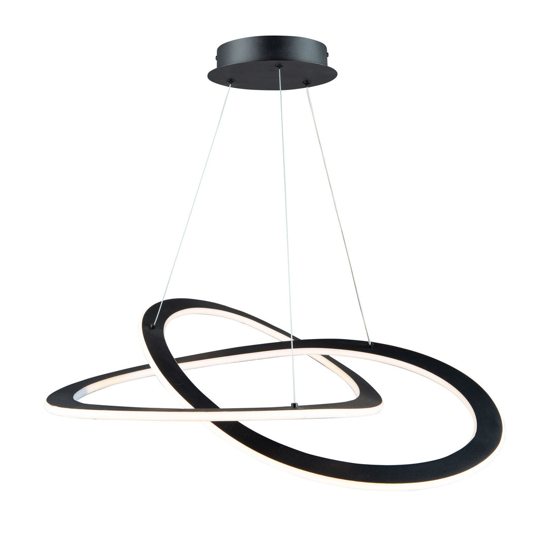 Artcraft Wave AC7077BK Chandelier Light - Black