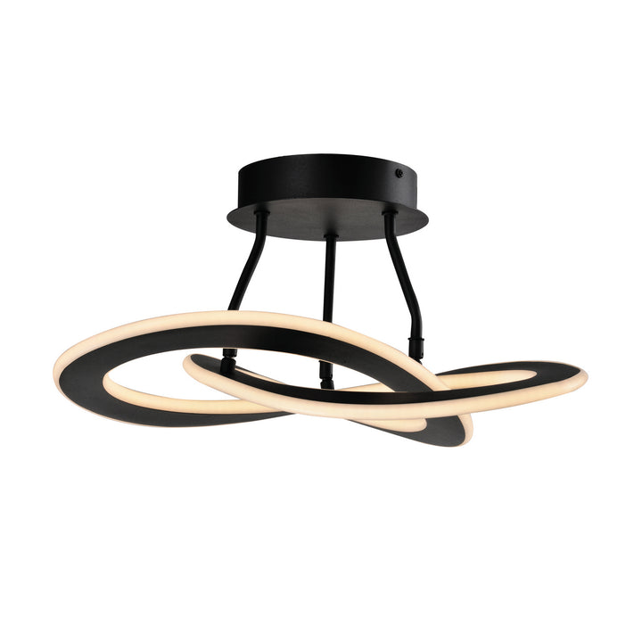 Artcraft Wave AC7078BK Ceiling Light - Black