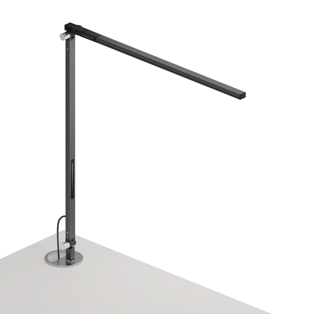 Koncept Lighting AR1000-CD-MBK-GRM  Z-Bar Lamp Metallic Black