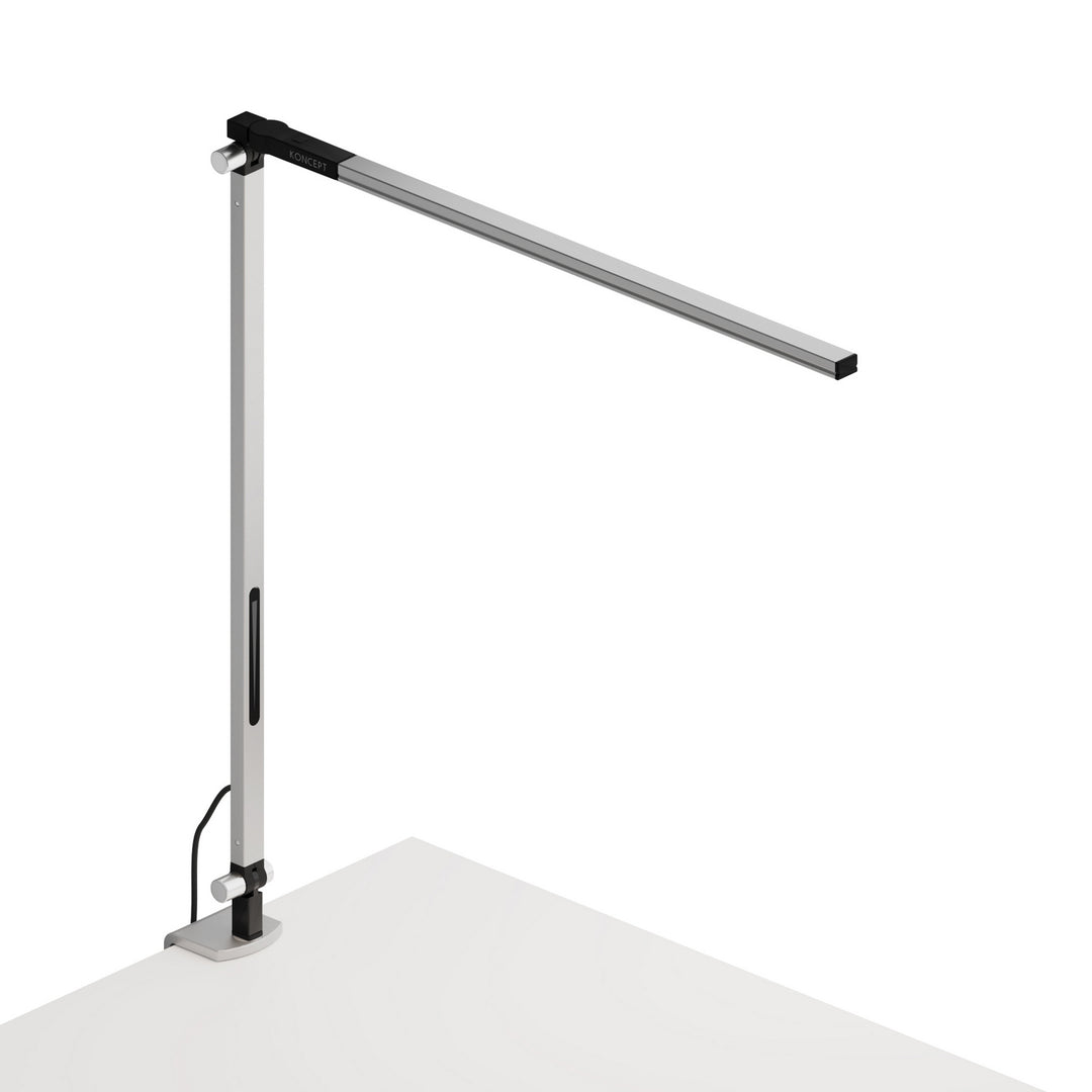 Koncept Lighting AR1000-CD-SIL-CLP  Z-Bar Lamp Silver