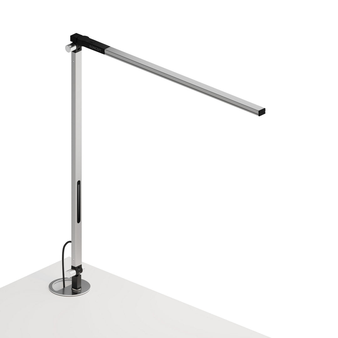 Koncept Lighting AR1000-CD-SIL-GRM  Z-Bar Lamp Silver