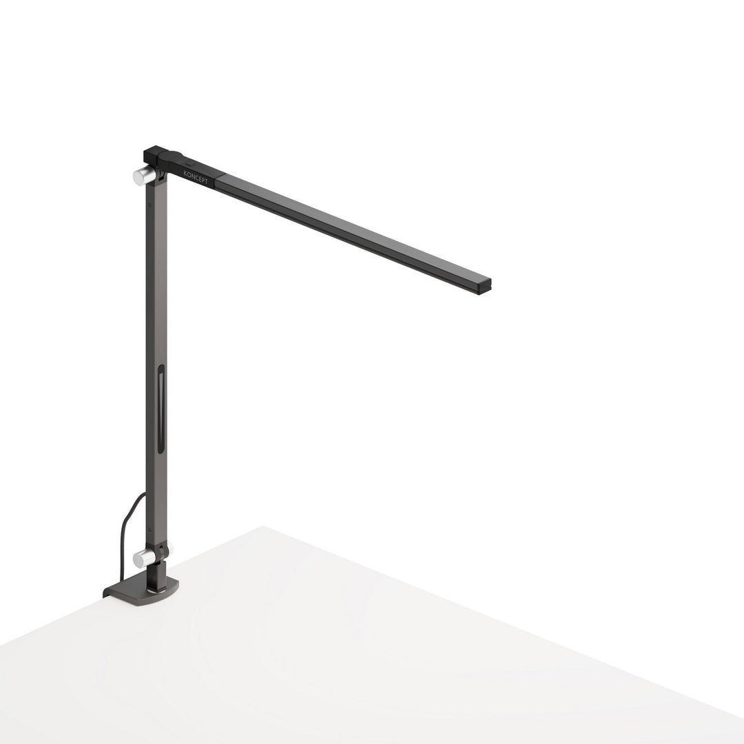 Koncept Lighting AR1100-CD-MBK-CLP  Z-Bar Lamp Metallic Black