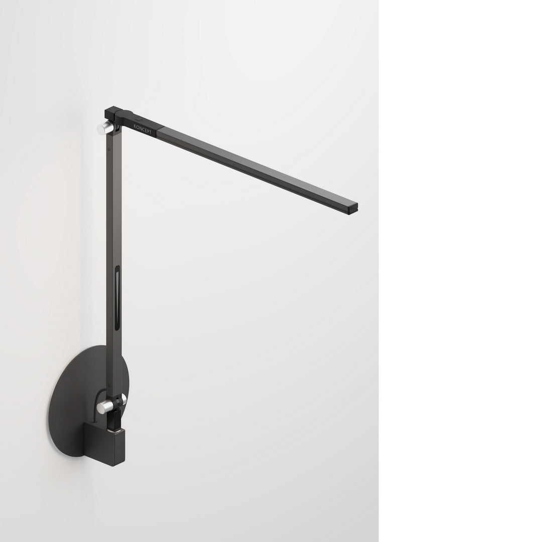 Koncept Lighting AR1100-CD-MBK-HWS  Z-Bar Lamp Metallic Black