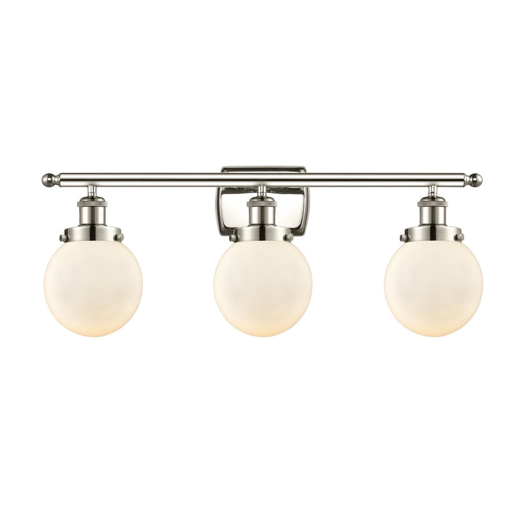 Innovations Ballston Urban 916-3W-PN-G201-6 Bath Vanity Light 26 in. wide - Polished Nickel
