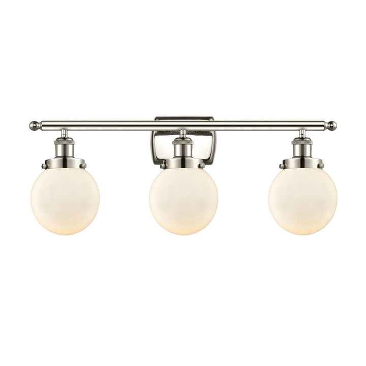 Innovations Ballston Urban 916-3W-PN-G201-6 Bath Vanity Light 26 in. wide - Polished Nickel
