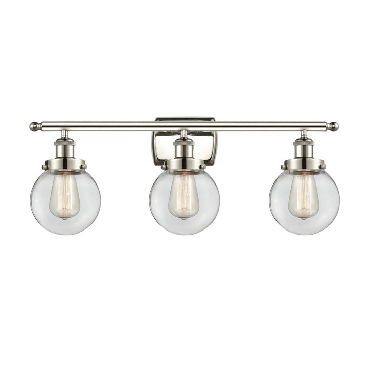 Innovations Ballston Urban 916-3W-PN-G202-6-LED Bath Vanity Light 26 in. wide - Polished Nickel